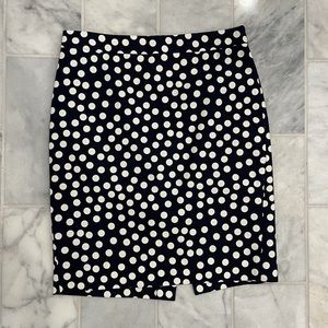 Polka Dot “The Pencil Skirt” J Crew